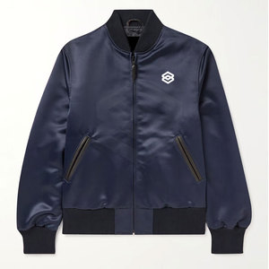 แจ็คเก็ตนักบินซาตินจากสบายๆไปเย็นในไม่กี่วินาทีด้วยแจ็คเก็ตบอมเบอร์ซาติน - Product Image 1