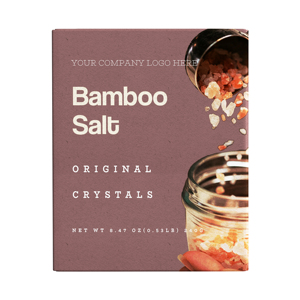 Logotipo personalizado Impreso 250g 500g 1kg Sal de bambú del Himalaya Sal Marina natural orgánica con etiqueta de logotipo privado - Product Image 2