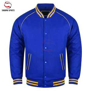 Chaqueta Varsity Letterman de Alta Calidad del Fabricante, Chaqueta de Fútbol Juvenil Personalizada, Chaqueta de Cuero para Hombre - Product Image 2