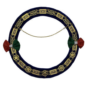 Collar de cadena masónica de Material de la mejor calidad hecho a medida/Cadena de cuello Masonic Regalia con MOQ bajo y precios razonables - Product Image 1