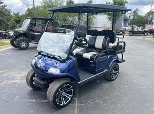 Voiturette de golf électrique de luxe 2023 pour 4 passagers, alimentée au lithium, véhicule utilitaire de quartier avec système audio à écran tactile - Product Image 3