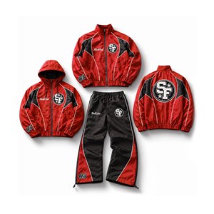 Ensemble de survêtement d'été pour homme, coupe-vent, short, nylon, matière légère, respirant, confortable et designs personnalisés - Product Image 4
