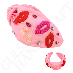 ที่คาดผมซอฟต์บอลสีชมพูทำด้วยมืออุปกรณ์กีฬาที่ทันสมัยและสะดวกสบายสำหรับเด็กหญิงและผู้หญิงที่สมบูรณ์แบบสำหรับอุปกรณ์เสริมวันเล่นเกม - Product Image 5