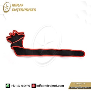 Body Building Gimnasia Grips Gimnasio Mano Palma Protector Guante 2PCS Levantamiento de pesas Guantes de entrenamiento Mujeres Hombres Fitness Deportes - Product Image 4