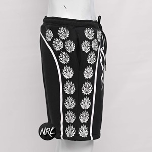 Algodón pesado streetwear bordado verano francés Terry patrón desgastado secado rápido al por mayor 100% poliéster hombres cortos - Product Image 4