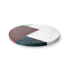 Unique Design Marble Lazy Susan Different <b>Wood</b> Natural Color and <b>Wood</b> Design Marble Lazy Susan Manufacture Wholesale - Product Image 1