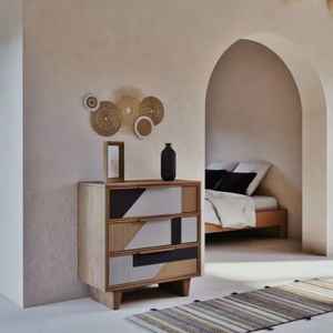 Alfombra Moderna Abstracta de Algodón para Pasillo con Borlas, Ecológica y Apta para Mascotas - Product Image 4