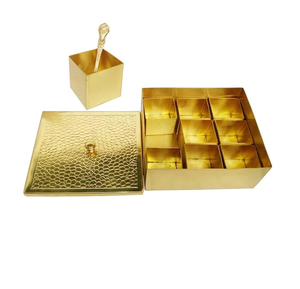 Boîtes à épices en laiton Tendance Design Ustensiles de cuisine Boîte à épices en laiton solide personnalisée d'occasion Fabrication en gros Prix le plus bas - Product Image 4