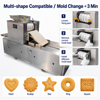 Ligne de production automatique de biscuits avec distributeur de biscuits