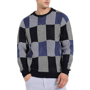2025 meilleur pull d'hiver pour hommes avec logo personnalisé 100% coton tricots respirant conception Oem disponible pull pour hommes - Product Image 1