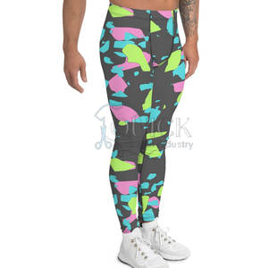 Leggings Deportivos de Cintura Alta para Hombre, con Efecto Push-Up, para Yoga y Fitness, de Spandex/Poliéster, Secado Rápido y Ajustables, en Oferta - Product Image 4