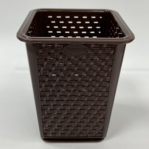 Panier de rangement compact carré en plastique Vietnam Fabricant OEM/ODM Marque privée acceptée - Product Image 1