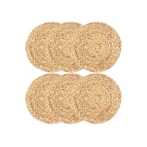 Best Seller Eco Friendly Products 2024 Wholesale Natural <b>Round</b> WATER HYACINTH <b>PLACEMATS</b> - Product Image 5