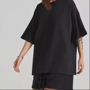 Premium Oversize Basic Loose Form Plain Camiseta Moda 2025 - Product Image 2