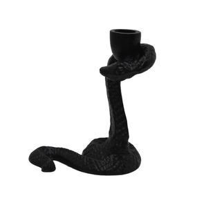 Soporte de vela de aluminio para decoración de Halloween, Juego de 2 soportes de vela con acabado negro mate para decoración de boda hechos a mano - Product Image 1