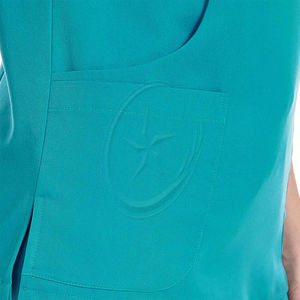 Conjunto de uniforme de enfermera Unisex médico de verano, Hospital Scrubs mujeres Hospital transpirable Top y pantalones con múltiples bolsillos para enfermera - Product Image 5