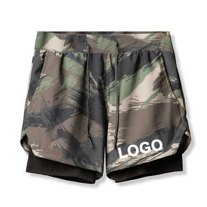 Shorts en nylon pour hommes Logo personnalisé Short d'entraînement pour hommes Shorts d'été pour hommes Fitness Sports Basketball Gym Shorts avec poche - Product Image 4