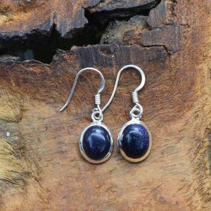 Pendientes de plata hechos a mano estilo bohemio, joyería de plata de ley 925, piedra solar, piedras preciosas, pendientes de tendencia, joyería para mujer, regalo - Product Image 3