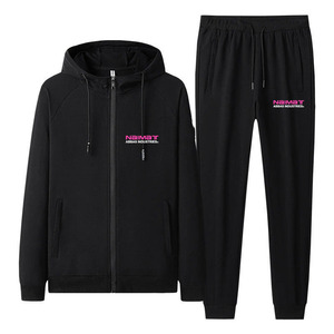 Top Premium Heavy Weight Men's Gym Fitness Tech Fleece Training Chándal Conjunto de dos piezas para deportes de invierno 100% algodón - Product Image 4