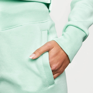 Conjunto Deportivo de 2 Piezas para Mujer, Otoño 2024, Corte Medio, Lavado Ácido, Transpirable, Secado Rápido, Tallas Grandes - Product Image 3