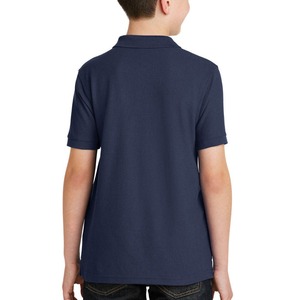 เสื้อโปโลผ้าฝ้ายคุณภาพสูงสำหรับเด็ก พร้อมโลโก้ สวมใส่สบาย ทันสมัย ปรับแต่งได้ สไตล์ลำลอง ผ้าฝ้ายคุณภาพสูง - Product Image 3