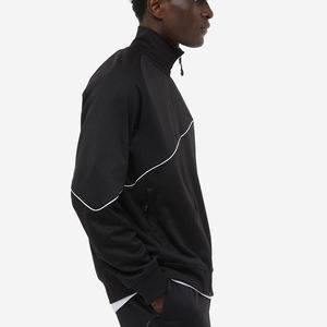 เสื้อแจ็กเก็ตแนวสปอร์ตสำหรับผู้ชาย,เสื้อฟลีซกันน้ำสำหรับผู้ชายเสื้อแจ็กเก็ต OEM โลโก้ที่กำหนดเองชุดกีฬาใส่วิ่งลำลองระบายอากาศได้ดีแฟชั่น - Product Image 3