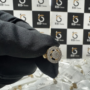 Pendientes de Diamantes Redondos Cultivados en Laboratorio VVS para Mujer, Oro Sólido de 14k, Certificados por IGI, RB GEMS RB2650, Elegantes y Clásicos para Compromiso - Product Image 5
