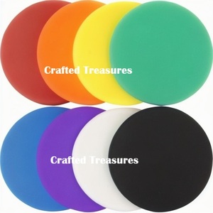 Posavasos de mármol de piedra extravagante Juego de 4 con incrustaciones de línea de latón Incrustaciones de mármol hechas a mano Posavasos de cubierta de bebida de forma personalizada - Product Image 6