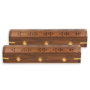 Porte-bâtons d'encens en bois fabriqué à la main porte-parfum nouveau Style brûleur d'encens pour la décoration de la maison et de la chambre - Product Image 4