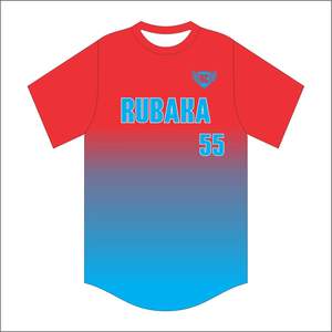 Camiseta de béisbol y softbol bordada personalizada, ropa deportiva de poliéster con logotipo impreso, camiseta de estilo uniforme para uso deportivo - Product Image 2