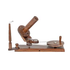 Enrouleur de pelotes en bois de rose, machine à nouer les pelotes de jute, manuel, pour le crochet et le tricot, un cadeau charmant - Product Image 2