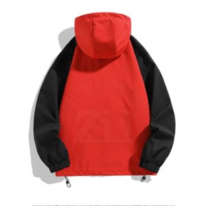 Veste Softshell d'hiver noire de haute qualité pour hommes personnalisée grande taille respirante en coton décontractée fermeture éclair décoration en fourrure imperméable - Product Image 4