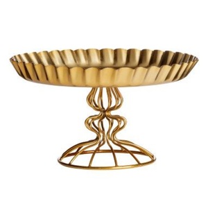 Support à gâteau en aluminium à un niveau support d'affichage de gâteau aux fruits de conception attrayante pour les outils de gâteau de célébration de fête d'anniversaire - Product Image 1