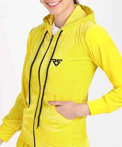 Diseño de logotipo personalizado nueva moda invierno mujer 2 piezas casual mujer chándal algodón polar chándales para mujer - Product Image 3