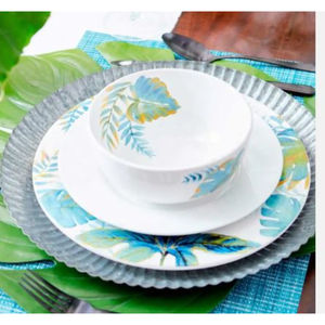 Assiette de chargeur galvanisée ronde de conception de luxe assiette de chargeur de vaisselle pour des fournitures d'hôtel par Indian Metal World - Product Image 3