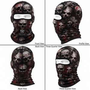 Pasamontañas Sublimado Personalizado, Protector Facial y de Cuello, Transpirable, Impermeable, Unisex, para Fitness, Running, Ciclismo, Senderismo y Deportes - Product Image 5