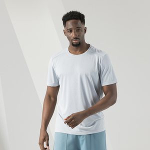 T-shirt 100% coton personnalisé de haute qualité T-shirt pour homme à manches courtes T-shirt à logo imprimé de couleur unie - Product Image 3