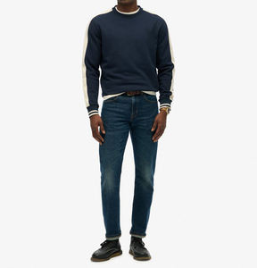 Wholesale Crew <b>Neck</b> Custom Logo 63%Cotton 37%polyester 330gsm Blank Fleece Pullover Men's Sweatshirt - Product Image 6