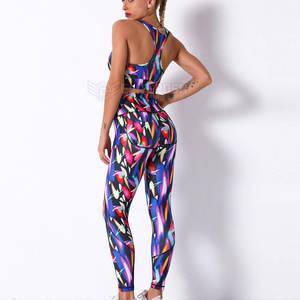 Ensemble de yoga pour femmes de meilleure qualité, matériel de haute qualité, nouveau design, grande taille, logo, taille, mode/décontracté, élastique et solide - Product Image 4