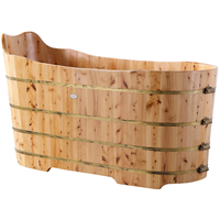 Baignoire à tremper/baignoire en bois de pin/baignoire en bois Anna