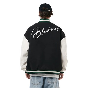 Vestes en cuir pour hommes, vente en gros, vestes personnalisées pour hommes, vestes à lettres personnalisées de meilleure qualité, veste universitaire - Product Image 2