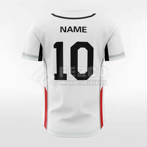 Precio al por mayor logotipo personalizado barato hombres en blanco Jersey de béisbol de diseño personalizado y logotipo Jersey de béisbol - Product Image 3