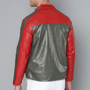 Dernière conception de veste en cuir originale pour l'hiver Veste en cuir de mouton avec logo imprimé personnalisé du service OEM/ODM - Product Image 2