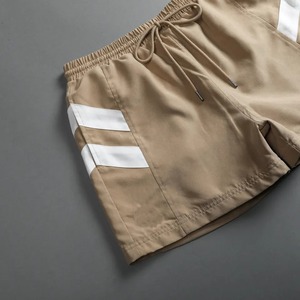 2023 ropa deportiva pantalones cortos de ejercicio negro sólido con bolsillos laterales 100% algodón patrón Floral ecológico - Product Image 6