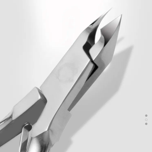 Coupe-cuticules professionnel en acier inoxydable, ciseaux à ongles courbés, outil de manucure à mâchoires larges - Product Image 4