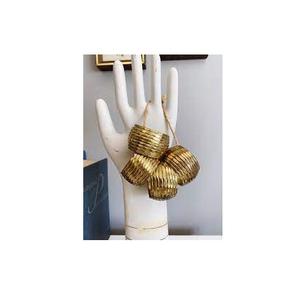 Latest Brass Napkin Ring Round Leaf Design for <b>Wedding</b> and Party Decor Manufacturer and Supplier From India - Product Image 3