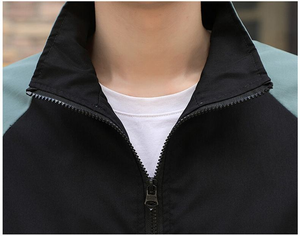 Nueva moda para hombre, chaqueta de trabajo a juego de colores, deportes coreanos, cárdigan con cremallera para primavera y otoño, chaqueta informal para exteriores - Product Image 6