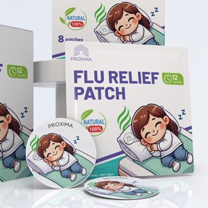 Flu Vapour Patch Aromathérapie Patch menthol aux huiles essentielles - Product Image 4