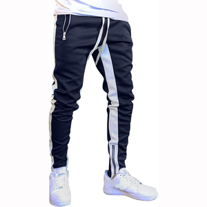 Pantalon de jogging vierge en coton respirant de haute qualité avec logo personnalisé pour l'hiver Jogger en tissu confortable pour hommes - Product Image 1