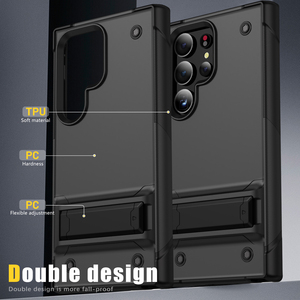 ป้องกันการตกหล่น2 in 1ชิ้นฝาครอบด้านหลังกันกระแทก TPU เคสโทรศัพท์สำหรับ Samsung S24 S22อัลตร้า S23 FE - Product Image 2